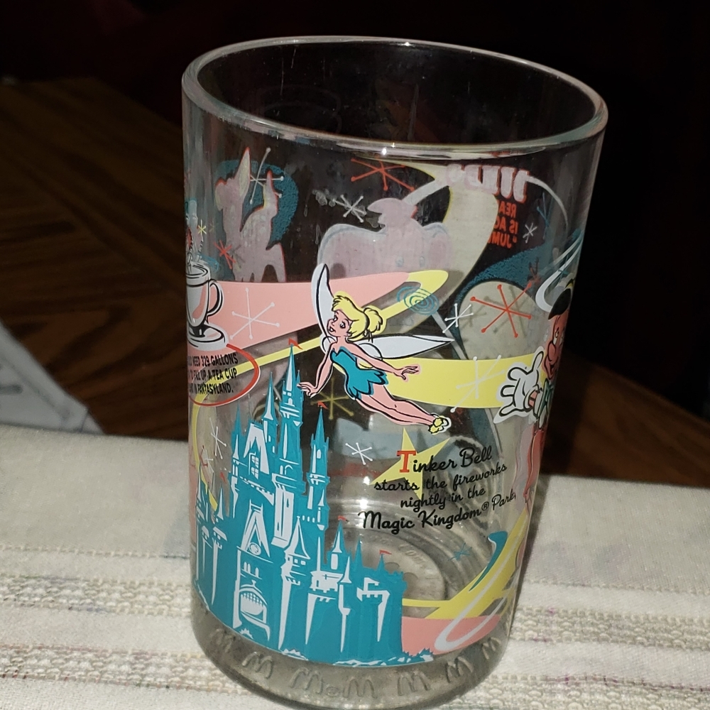 Vintage Walt Disney and McDonalds 100th Anniversary Glass